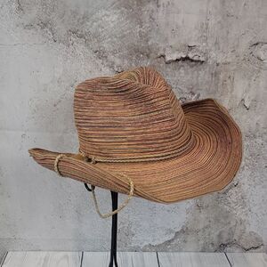 San Diego Hat Co Mimi Mixed Braid Cowboy Hat Womens One Size
